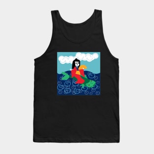 Riding the waves Tank Top